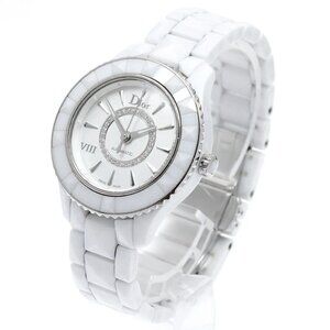 Dior Yuit CD1235E3 Silver/Diamond Dial Automatic Ladies Watch_895331